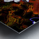  Abstract Floral Delight                                                                                                                     Metal print