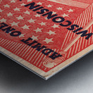 1944 Wisconsin Badgers at Notre Dame Fighting Irish Metal print