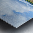 Scalby Cliffs Metal print