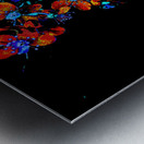  Abstract Vibrant Floral Dance                                                                                                                     Metal print