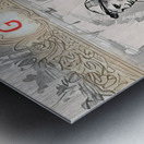 H.W. Hosch Georgia Bulldogs Baseball Art from Early 1900s Metal print