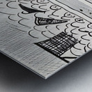 1928 Basketball Art Metal print