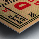 1940 North Texas Teachers College Eagles at SMU Mustangs Metal print