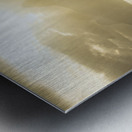 People enjoying dramatic sunset at Ipanema Beach in Rio de Janeiro  Metal print