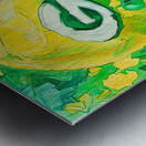 1969 Green Bay Packers Art  Metal print