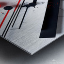 Red Lips Art Metal print