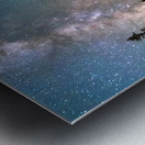 Milky Way Magic Above Longs Lake and the Indian Peaks Metal print