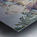 Bakery Truck Chocolate Shop Double Exposure Metal print