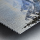 Winter in British Columbia Metal print