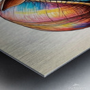 Default A cartoon armadillo curled up in a ball w Metal print