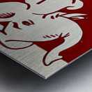 1982 Alabama Art Metal print