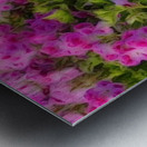 pink pansies2 Metal print