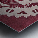 Vintage Loyola Lions Cartoon Art Metal print