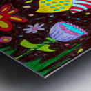 Abstract Cheerful Garden Metal print