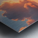 Golden Hour in the Valley - Majestic Mountain Sunset Landscape Metal print