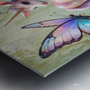 Unicorn Illustration Metal print