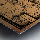 Early 1900s Map of Southern New England Metal print