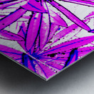  Abstract Pink and Purple Lupin Leaves                                                                                                                     Metal print