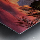 Palm Springs Statue Observing Sunrise Metal print