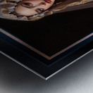 Renaissance Portrait Of The Seductive Beauty Lycia Lysandra Captivating AI Concept Art by Xzendor7 Metal print