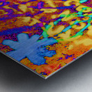 Abstract Neon Graffiti                                                                                                                       Metal print