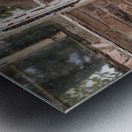 Boots & Blooms Metal print