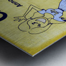1980 UCLA Cheerleader and Mascot Try-Outs Art Metal print