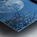 Eerie Moon Over Water Metal print
