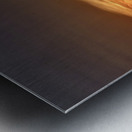 Sunset with Angled Cloud  Metal print