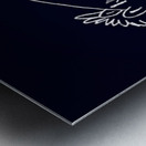 1970s Penn State Nittany Lion Cartoon Art Metal print