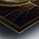 Monastery Garden In The Snow by Albert Bredow Metal print