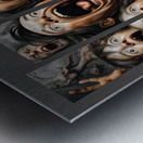 FACE YOUR FEARS 16 Metal print