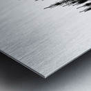 The Pine Tree and The Bird                                                                                                                      Metal print