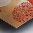 Japanese Watercolor Autumn Sun   GIA2501 0436 ILU Metal print