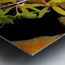 Abstract Darker Florals                                                                                                                      Metal print