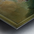 Winter Landscape With Castle In The Mountains by Albert Bredow Old Masters Fine Art Reproductions Metal print