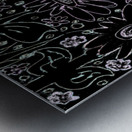 Abstract Patterned Florals Metal print