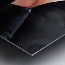 Red High Heels Metal print