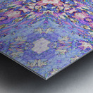 Abstract Pastel Kaleidoscope  Metal print