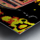 Psychedelic British Phone Box Metal print