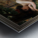 Female Nude In Forest Landscape by Adrien Henri Tanoux Metal print