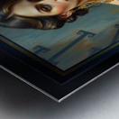 A Study in Light The Exquisite Portrait Of Countess Vivienne Moreau Gorgeous AI Concept Art by Xzendor7 Metal print