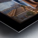 The Luxurious Copper Grand Tourer A Vision Of Automotive Elegance Mesmerizing AI Concept Art by Xzendor7 Metal print