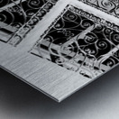  Abstract Waverley Station Roof Windows                                                                                                                    Metal print