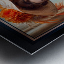 An Elegant Moment Exploring The Alluring Beauty Of Amalia Vaagner Gorgeous AI Concept Art by Xzendor7 Metal print