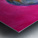 LIttle Robin two acrylic painting Metal print