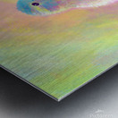 Sweet bird acrylic painting Metal print