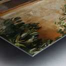 Spanish Courtyard Metal print