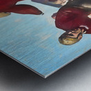 Wisconsin Badger Handoff Metal print