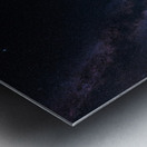Milky Way on Illinois Prairie Metal print